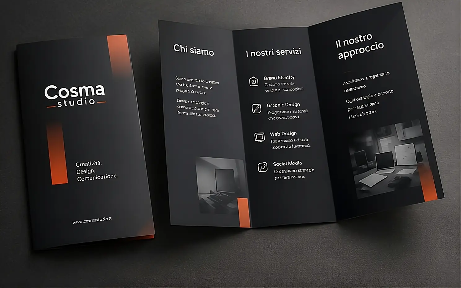 Anteprima di una brochure aziendale
